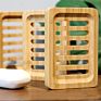 Design Bathroom Bamboo Soap Dish Bamboo Wooden Soap Dish Holder Bath Soap Tray