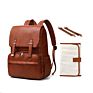 Design Mummy Vegan Leather Diaper Bag,Large Capacity Travel Waterproof Baby Diaper Bag Backpack with Changing Pad