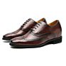 Design Style 7Cm Genuine Leather Wedding Height Increasing Elevator Dress Shoes Men