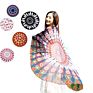 Designer Personalised with Logo Print Luxury Large Microfiber Sublimation round Beach Towel