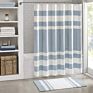 Desinger Printed Polyester Chambray Classic Shower Curtain