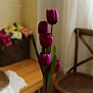 Direct 5 Heads Silk Tulip 100Cm Artificial Tulip Flower for Home Decoration