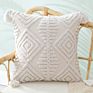 Direct Woven Nordic Tufted Cushion Cover 18*18'' Macrame Boho Pillow Cover Home Decor Bohemia Cushion Cover