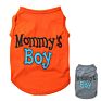 Dog Cotton Clothes Mommy's Boy Breathable Shirts Puppy T-Shirt for Small Dogs