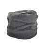 Double Thickness Polar Fleece Fabric Hats Women Outdoor Warmer Flat Top Hat