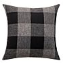 Drop Shipping Nordic Sofa Art Linen Yarn-Dyed Large Lattice Cushion Cover Pillowcase