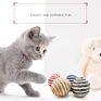 Dropshipping Cat Play Chewing Toy Sisal Straw Cat Pet Rope Weave Ball Teaser Ball Cats Products