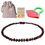 Dy Product Baltic Amber Beads Teething Amber Necklace for Baby Cherry Raw Amber