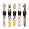 Eamiruo Typical Cartoon Pattern Silicone Apple Watch Wristband Strap 38 40 42 44Mm Bracelet Smart Buckle Watch Band