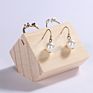 Earring Ring Display Holder Stand Wooden Jewelry Holder Display