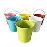 Easter Gift Bucket Small Colored Metal Bucket with Handle Colorful Galvanized Bucket Metal Pail