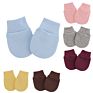 Eco-Friendly Breathable Spandex Solid Knit Cotton Personalized Little 0-1 Years Baby Newborn Mittens