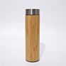 Eco-Friendly Natural Bamboo Thermos Vacuum Thermos with Tea Filter Reusable Water Bottle Wooden Water Bottles