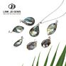 Elegant Natural Irregular Labradorite Pendant Necklaces Energy Stone Women Men Healing Lucky Necklace Grey Moonstone Jewelry