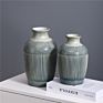 Embossed Surface Design Home Good Ceramic Modern Luxury Style Table Top Decor Flowers Vase