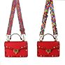 Ethnic Multi Color Print Handbag Nylon Cotton Strap Adjustable Shoulser Strap