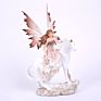 European-Style White Horse Angel Beautiful Flower Fairy Resin Crafts Beauty Characters