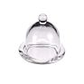 European Style Dish with Glass Dome Lemon Set Cake Plate with Cover