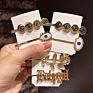 European Style Hair Accessories Gothic Style Retro Rose Hairpins Girls Evil Eyes Alloy Hair Pin