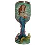 Exquisite Mermaid Goblet 3D Resin Cup Cartoon Characters Red Wine Glass Stainless Steel Cup