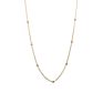 F965 Minimalist Jewellery Necklaces Choker 925 Sterling Silver Bobble Chain Satellite Necklace