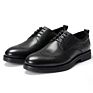 Fancy Pantalon Homme Wedding Oxford Dress Shoes Men Pure Genuine Leather Black