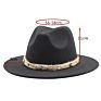 Fedora Hats for Women Cowboy Hat Felt Western Ladies Stageholidsy Party Wide Brim Jazz Cap Sombreros Para Mujeres Gorra