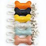 Felt Bone-Shape Dog Chewing Training Toys Customizable Puppy Molar Chew Teeth Cleaning Toys Felted Dog Bones