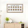 First Year Photo Moments Wood Baby Keepsake Frame for Recording the Child's Growth