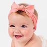 Fit All Baby Bowknot Headwrap Kids Bow Cotton Solid Color Headband Infant Newborn Headbands