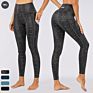 Fitness Animal Prints Snake Skin Skinny Leggings Elastic Waist Women Stretchy Workout Yoga Leggings