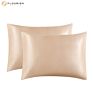 Flourish Bedsure Satin Pillowcase for Hair and Skin Queen Pillowcase 2 Pack 20X30 Inches - Satin Pillow Cases