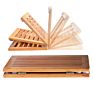 Foldable Non Slip Shower Floor Mat Bamboo Bathroom Floor Mat and Doormat