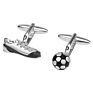 Football and Shoes Soccer Sports Cufflinks