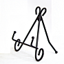 for Desktop Iron Display Stand for Holding Pictures Art Design Wrought Iron Easel