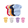 for Selling Multi-Color Short Sleeve 100% Cotton Baby Clothes Romper
