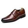 Formal Monk Strap Shoes for Men Top Size 14 Men Leather Dress Shoes