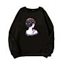 Fresh Pattern Couple Pullover Loose and Versatile Women's round Neck Pullover Long Sleeve round Neck Sweater