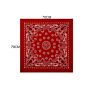 Fubu No Moq 27*27Inch Extra Large 100% Cotton Paisley Big Size Bandana Oversized Bandana Printed Headwear