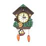 Full Time Music Report Time Mute Electric Digital Wall Clock Living Room Creative Wall Clock Antique Cuckoo Wall Clock