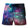 Galaxy Shorts for Men Casual Shorts Men Short Trousers with Drawstring