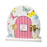 Garden Decoration Tiny Plain Faerie Pixie Elf Mini Wooden Fairy Door