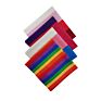 Gay Pride Rainbow Bandanas Cotton Hand Kerchief Rainbow Stripe Square Scarf Bandana