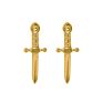 Gemnel Hote Delicate Bijoux En Argent 925 Sword Earrings Studs