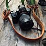 Genuine Leather Dslr Camera Holder Video Camera Strap Accessories for Canon Nikon Sony