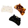 Girl Hair Accessories Claw Clip Cute Cat Shape Hair Claw Clip Acetate Tortoiseshell Clip Claw