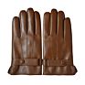 Gloves Soft Black Leather Gloves for Men