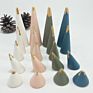 Gold Ceramic Cone Jewelry Display Ring Holder