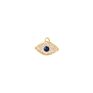 Gold Color Brass and Zircon Eye Charms Pendants Necklace and Bracelet Earring Diy Jewelry Accessories