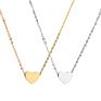 Gold Filled Male Stainless Steel Chain for Necklace Heart Earrings Heart Chunky Necklace Jewelry Set